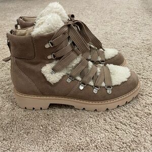 Dolce Vita Brown Lace Up Boots
